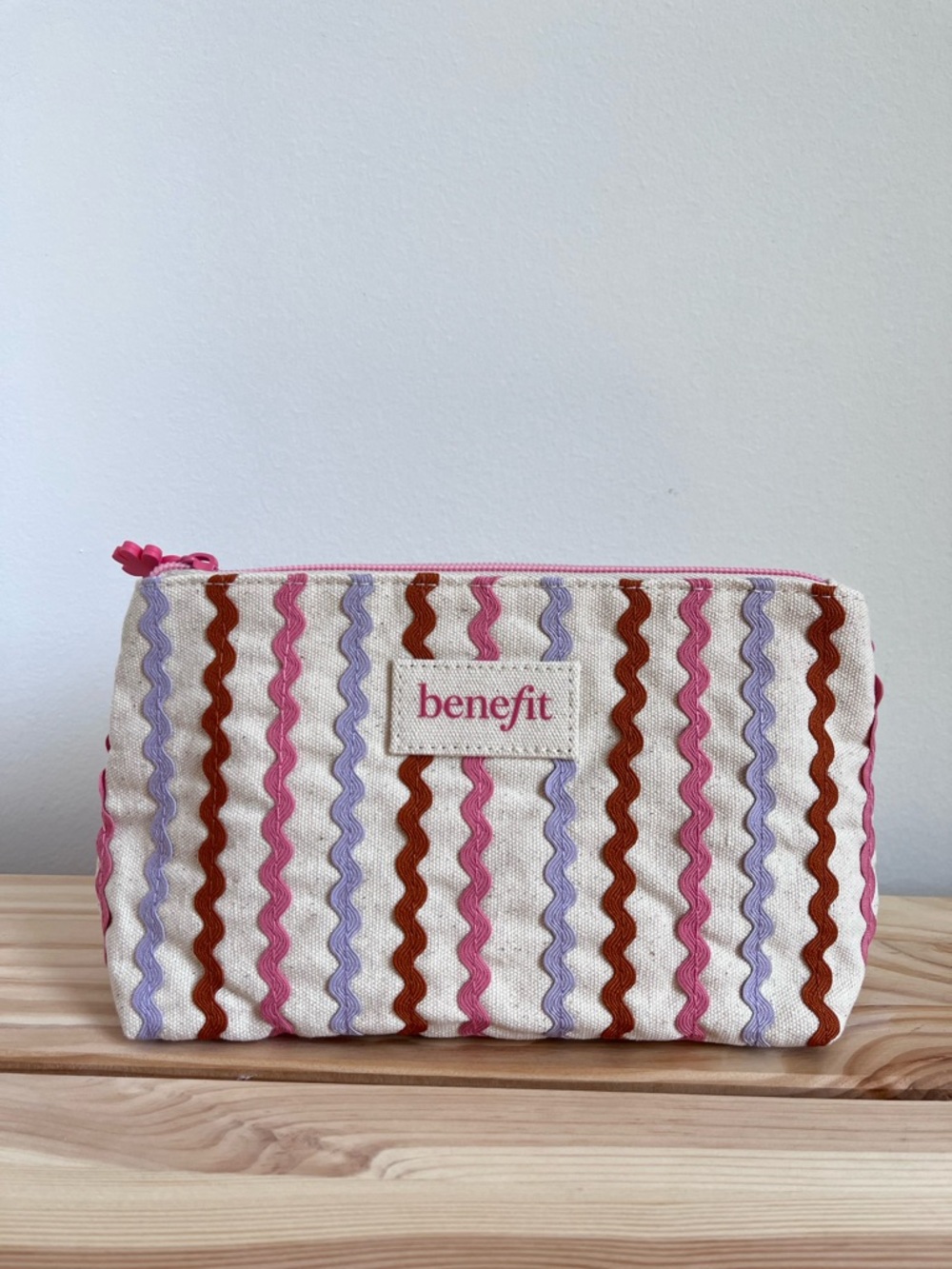 Benefit Multicolor Cosmetic Pouch